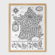Charger l'image dans la galerie, Carte de la France - Pablo Raison