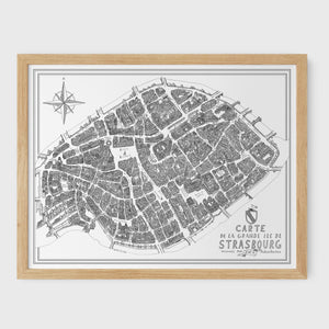 Carte de Strasbourg - Pablo Raison