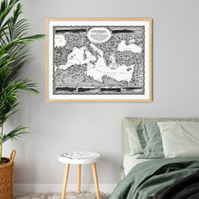 Charger l'image dans la galerie, Carte de la Méditerranée - Pablo Raison