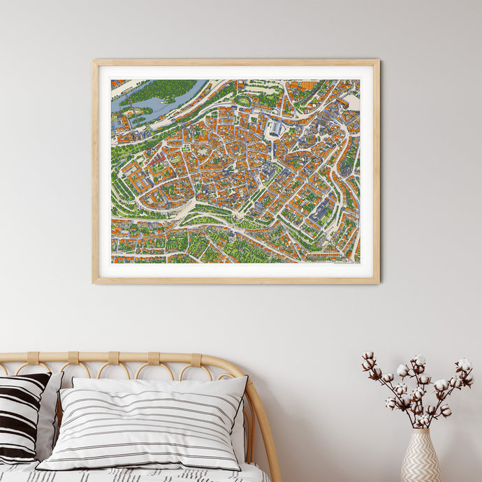 Carte d'Angoulême - Pablo Raison - 2025