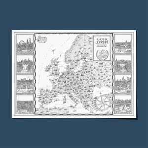 Carte de l'Europe - Pablo Raison