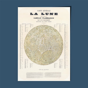 Carte générale de la Lune - 1877